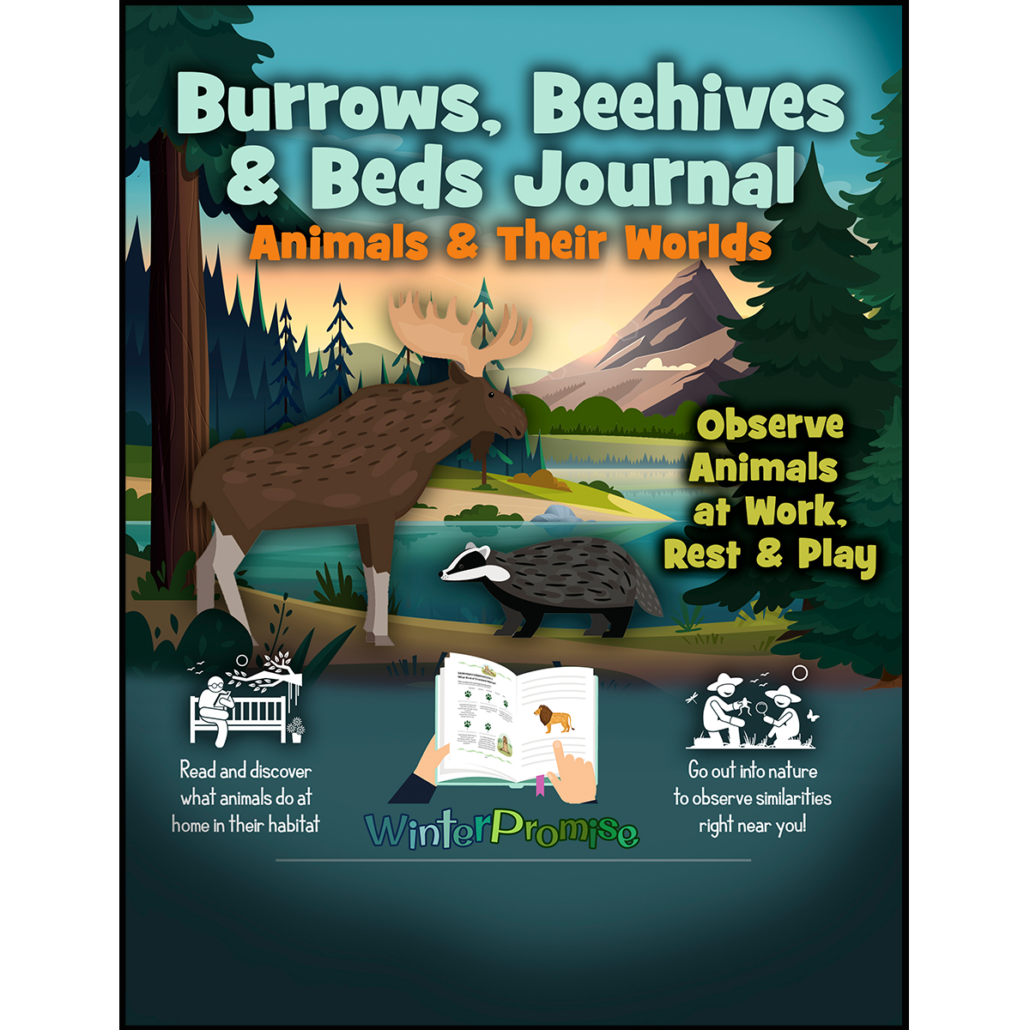 Burrows, Beehives & Beds Journal Print - WinterPromise