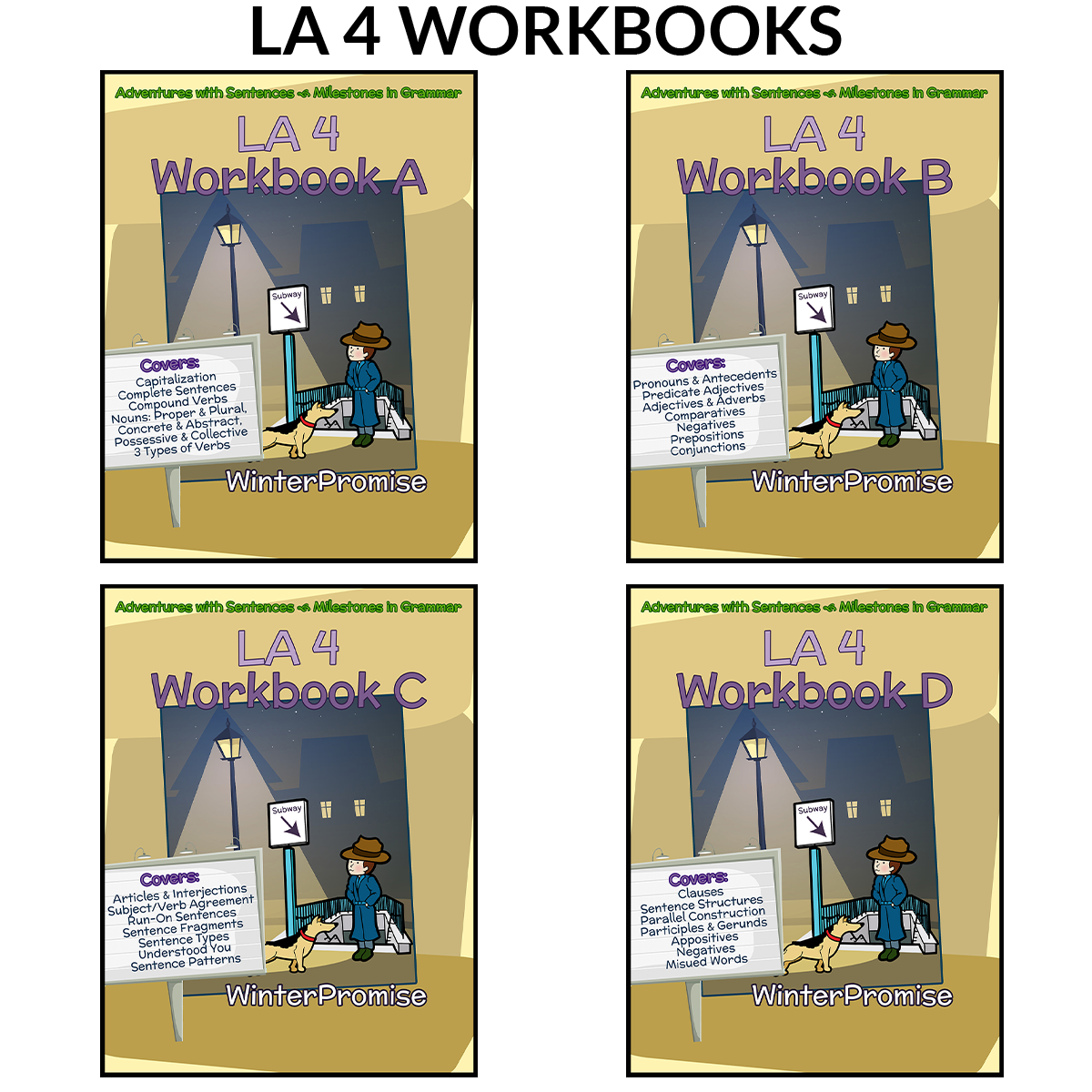 LA4 Workbook Print Set - WinterPromise