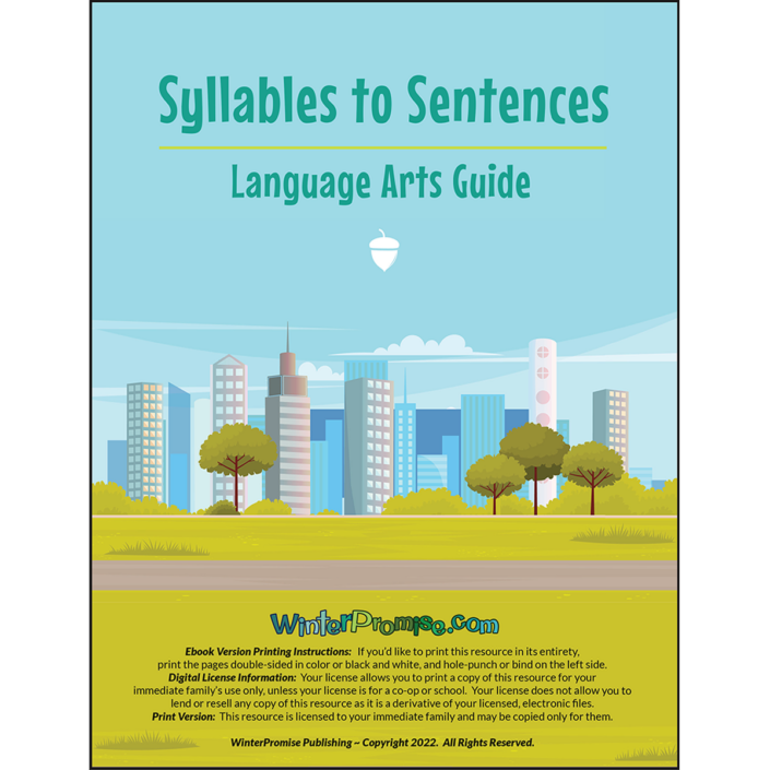 Syllables to Sentences Guide Print WinterPromise Syllables to Sentences Guide Print WinterPromise