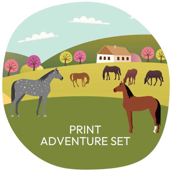 Equine Science Adventure Set Print